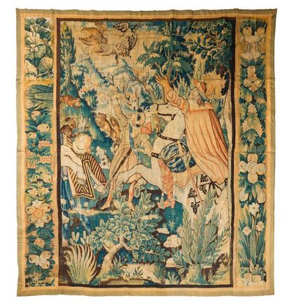 
Panneau de tapisserie Audenarde ( Flandres)...