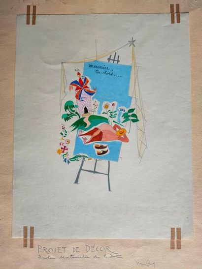Dessin -Projet de décor Ecole maternelle...