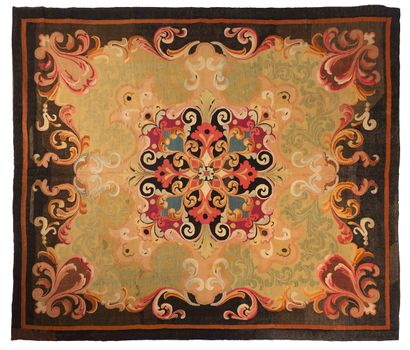 Tapis d'Aubusson (France), époque Napoléon...