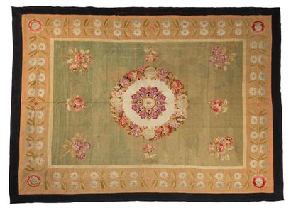 Tapis d'Aubusson (France), époque Napoléon...