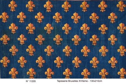 Panneau de fine tapisserie de Bruxelles....